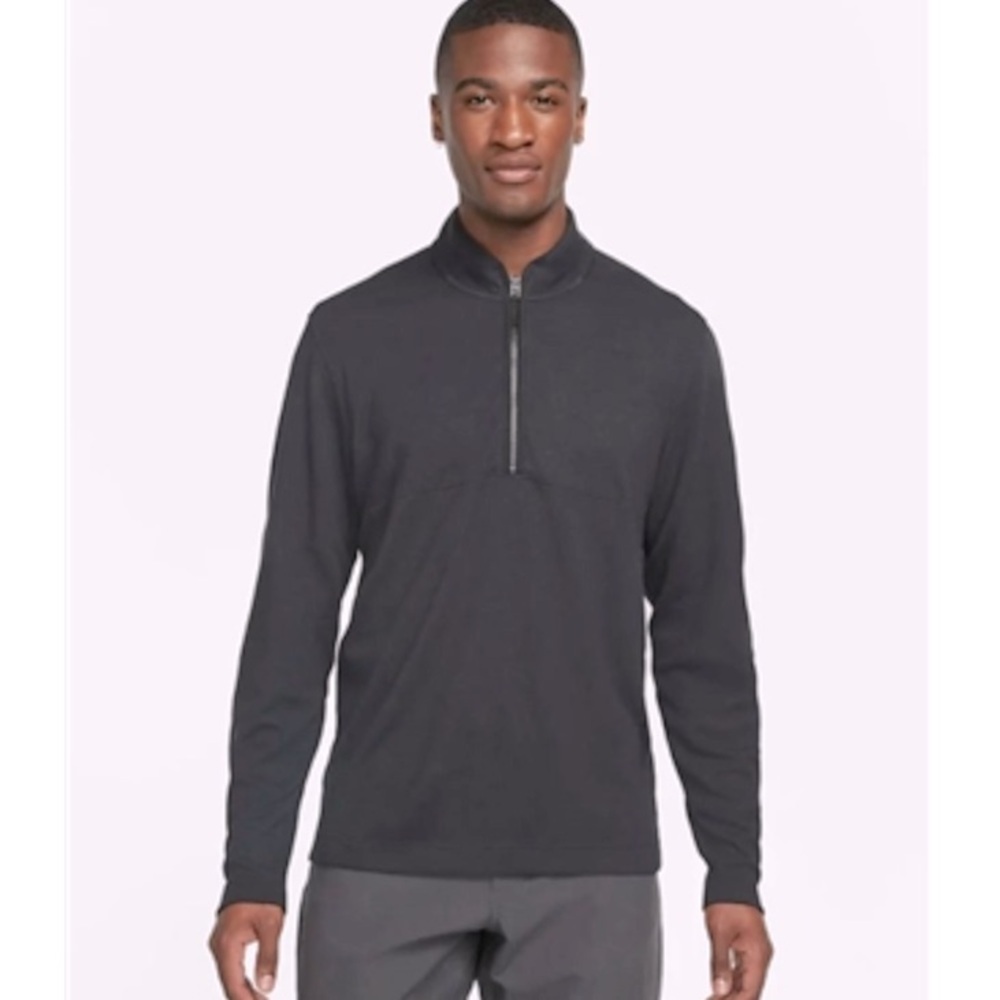 Nike Men's Dri-FIT Victory Half-Zip shirt top Black size XL